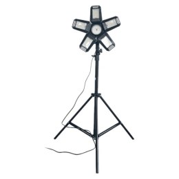 LAMPA WARSZTATOWA SKŁADANA RIGEL LED 5-SKRZDŁOWA 55W +STATYW