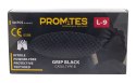 RĘKAWICE NITRYLOWE WZMAC. PROMATES GRIP BLACK M OP. 50SZT