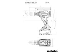 WIERTARKO-WKRĘTARKA AKUMULATOROWA BS 18 LTX-3 BL Q I 0*AH