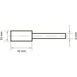 ŚCIERNICA TRZPIENIOWA EKR 30 N V4 32*32*6