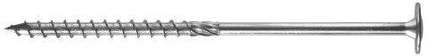 WKRĘT DO DREWNA Z KOŁNIERZEM NA TORX OCYNKOWANY 10*400MM T40