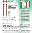 WKRĘT FASADOWY (100) A2 TX 4.5*60MM PODWÓJNY GWINT