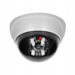 ATRAPA KOPUŁY KAMERY MONITORUJĄCEJ CCTV Z PODCZERWIENIĄ