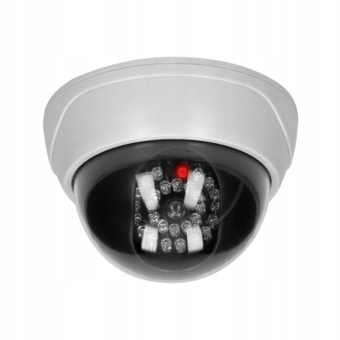 ATRAPA KOPUŁY KAMERY MONITORUJĄCEJ CCTV Z PODCZERWIENIĄ