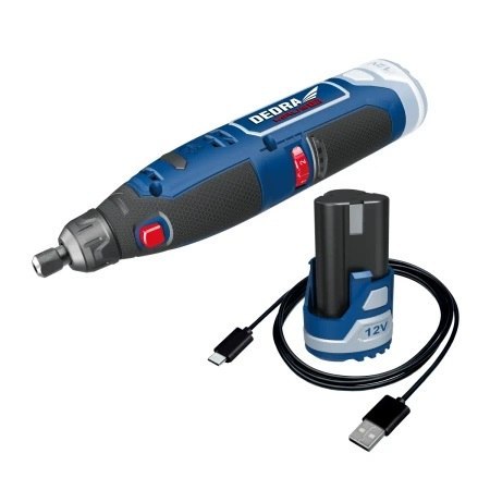 SZLIFIRKA PROSTA AKUMULATOROWA 12V 1*2.0AH