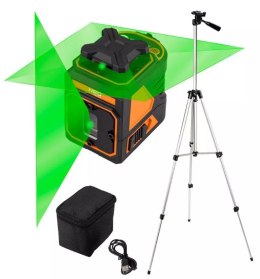 LASER PŁASZCZYZNOWY 30 M, 5 LINII, ETUI + STATYW 1.5M