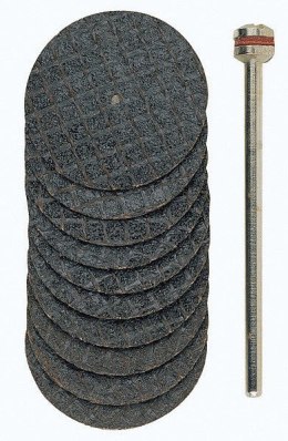 TARCZA TNĄCA ZE SPLOTEM 22MM + TRZPIEŃ, 10 SZT.