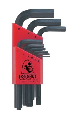 ZESTAW IMBUSÓW KRÓTKICH, 1.5-10MM 9SZT.